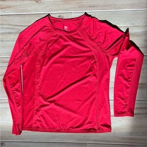 Tail Activewear Red Long Sleeve Athletic Shirt